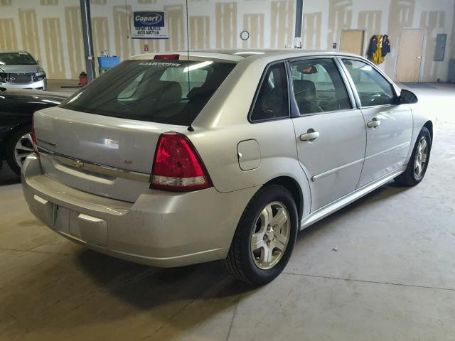 1G1ZU64804F225075 - 2004 CHEVROLET MALIBU MAX SILVER photo 4