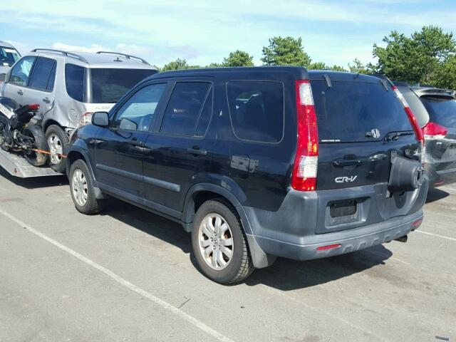 SHSRD78836U417615 - 2006 HONDA CR-V EX BLACK photo 3