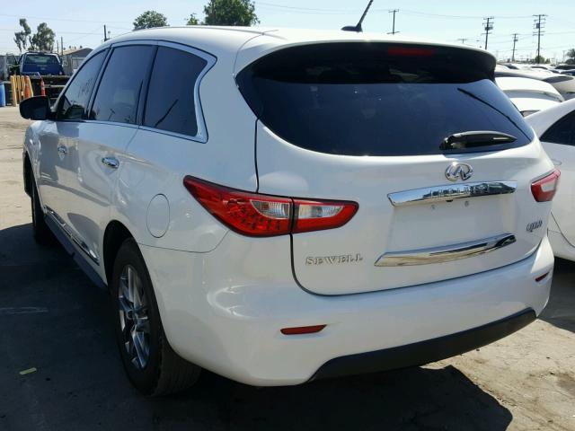 5N1AL0MN9FC545098 - 2015 INFINITI QX60 WHITE photo 3