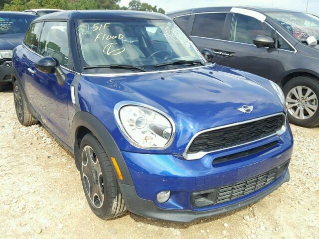 WMWSS5C55EWN66776 - 2014 MINI COOPER BLUE photo 1