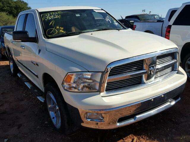 1D7RB1CT1AS226203 - 2010 DODGE RAM 1500 WHITE photo 1