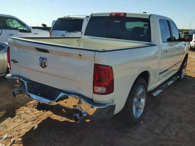 1D7RB1CT1AS226203 - 2010 DODGE RAM 1500 WHITE photo 4