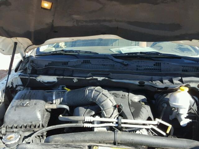 1D7RB1CT1AS226203 - 2010 DODGE RAM 1500 WHITE photo 7