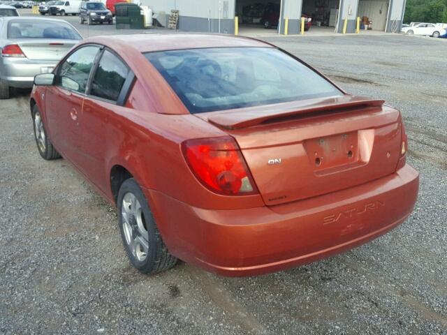 1G8AW12F13Z189472 - 2003 SATURN ION LEVEL ORANGE photo 3