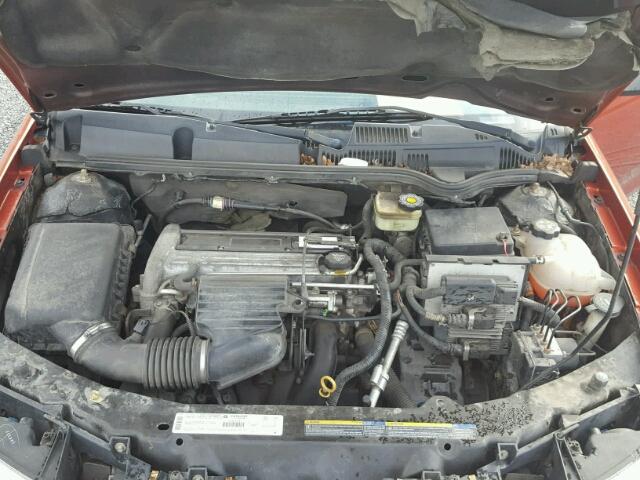 1G8AW12F13Z189472 - 2003 SATURN ION LEVEL ORANGE photo 7