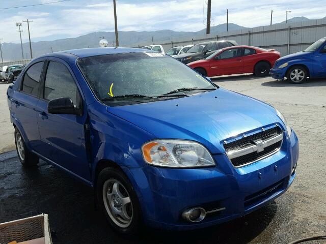 KL1TD5DE7AB126082 - 2010 CHEVROLET AVEO LS BLUE photo 1