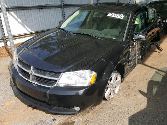 1B3CC5FB4AN151553 - 2010 DODGE AVENGER R/ BLACK photo 2