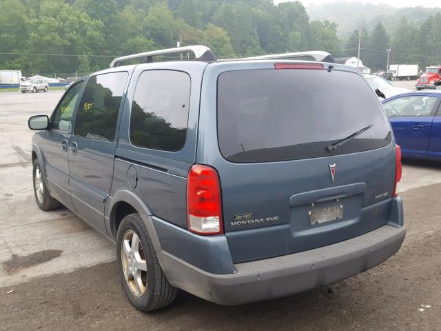 1GMDV33L46D156324 - 2006 PONTIAC MONTANA SV BLUE photo 3