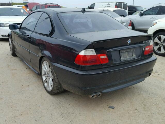 WBABD53494PL14586 - 2004 BMW 330 CI BLACK photo 3