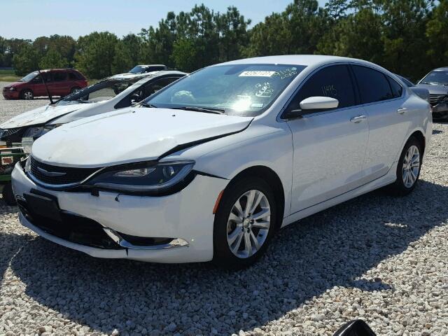 1C3CCCAB7GN101785 - 2016 CHRYSLER 200 LIMITE WHITE photo 2