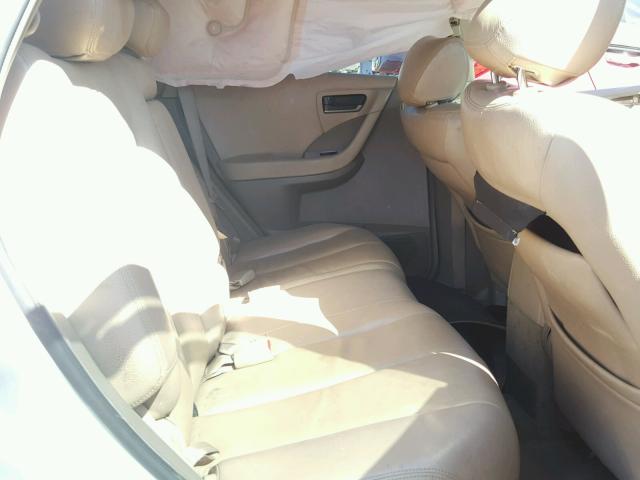 JN8AZ08W35W400193 - 2005 NISSAN MURANO WHITE photo 6