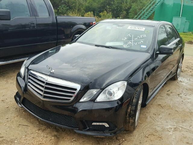 WDDHF8HB0BA473776 - 2011 MERCEDES-BENZ E BLACK photo 2