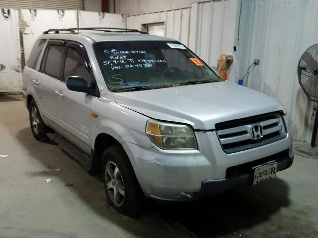 5FNYF28368B024473 - 2008 HONDA PILOT SE SILVER photo 1