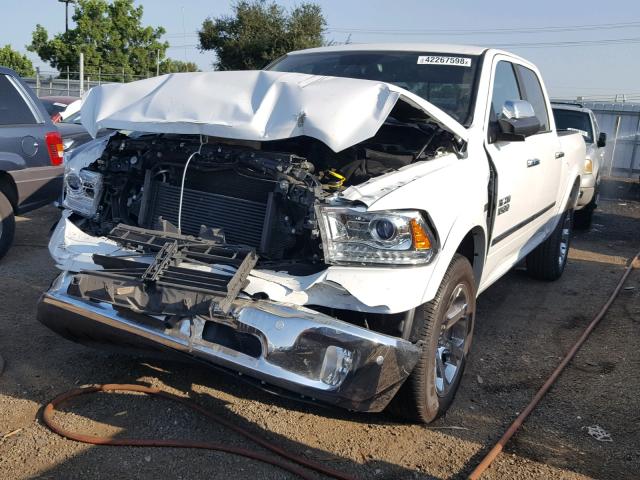 1C6RR7NM9HS871987 - 2017 RAM 1500 LARAM WHITE photo 2