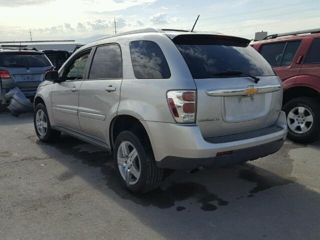 2CNDL73F576121623 - 2007 CHEVROLET EQUINOX LT SILVER photo 3