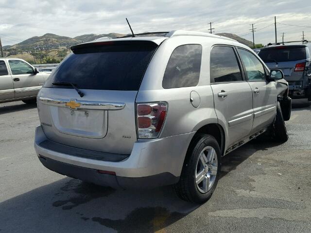 2CNDL73F576121623 - 2007 CHEVROLET EQUINOX LT SILVER photo 4