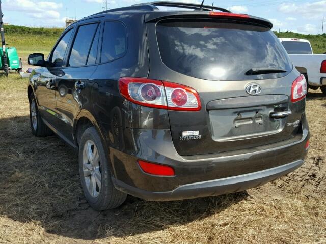 5XYZK3AB6BG074524 - 2011 HYUNDAI SANTA FE L GREEN photo 3