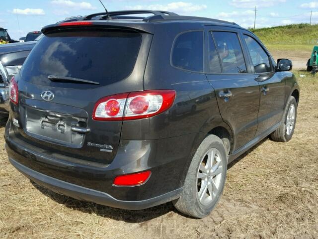 5XYZK3AB6BG074524 - 2011 HYUNDAI SANTA FE L GREEN photo 4