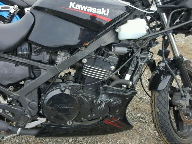 JKAEXVD148A109210 - 2008 KAWASAKI EX500 D BLACK photo 7