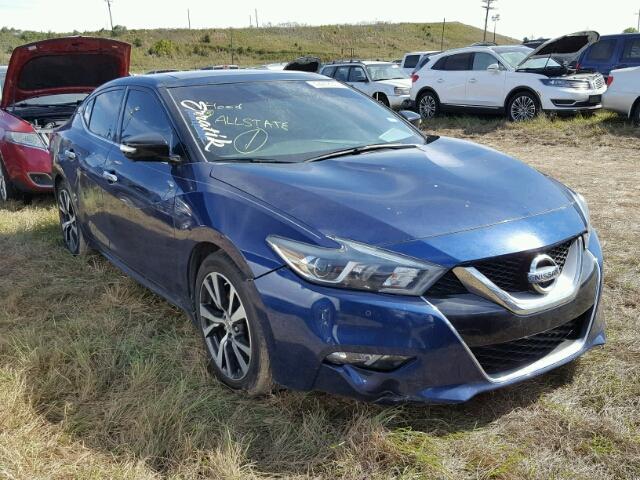 1N4AA6APXGC389700 - 2016 NISSAN MAXIMA BLUE photo 1