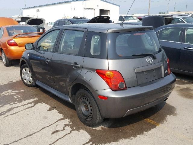 JTKKT624450096654 - 2005 TOYOTA SCION XA ნაცრისფერი ფოტო 3
