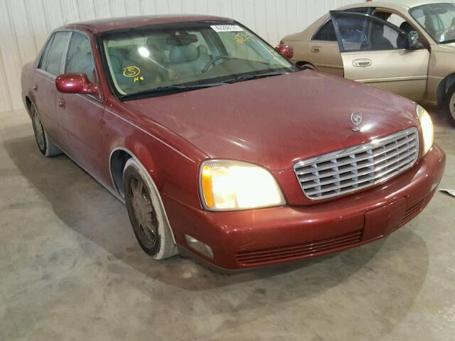 1G6KD54Y13U161130 - 2003 CADILLAC DEVILLE RED photo 1