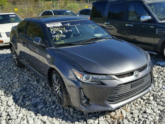 JTKJF5C70E3073196 - 2014 TOYOTA SCION TC GRAY photo 1