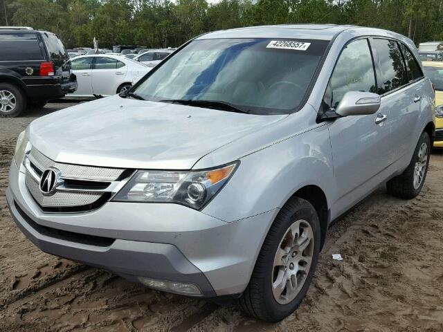 2HNYD282X9H530116 - 2009 ACURA MDX SILVER photo 2