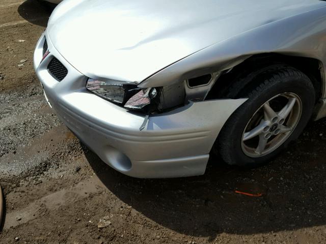 1G2WP52K71F263249 - 2001 PONTIAC GRAND PRIX ვერცხლისფერი ფოტო 10