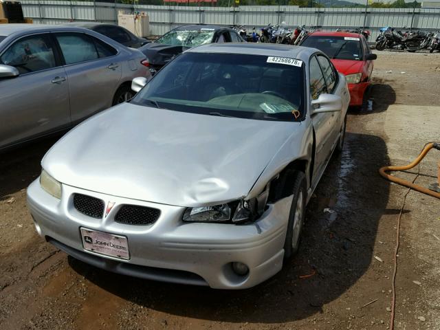 1G2WP52K71F263249 - 2001 PONTIAC GRAND PRIX ვერცხლისფერი ფოტო 2