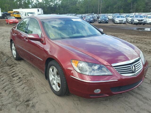 JH4KB16545C020039 - 2005 ACURA RL ბურგუნდია ფოტო 1
