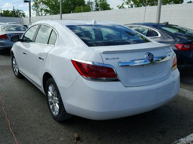 1G4GA5EC9BF236928 - 2011 BUICK LACROSSE WHITE photo 3
