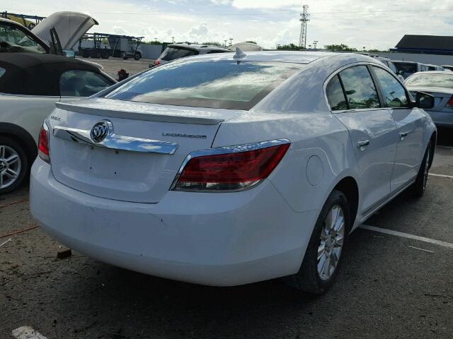 1G4GA5EC9BF236928 - 2011 BUICK LACROSSE WHITE photo 4
