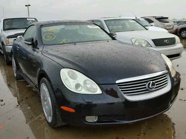 JTHFN48Y230041097 - 2003 LEXUS SC 430 BLACK photo 1