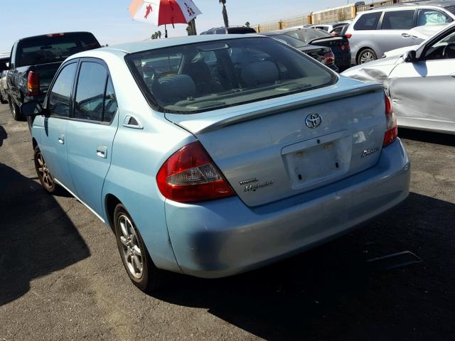 JT2BK18U420040951 - 2002 TOYOTA PRIUS BLUE photo 3