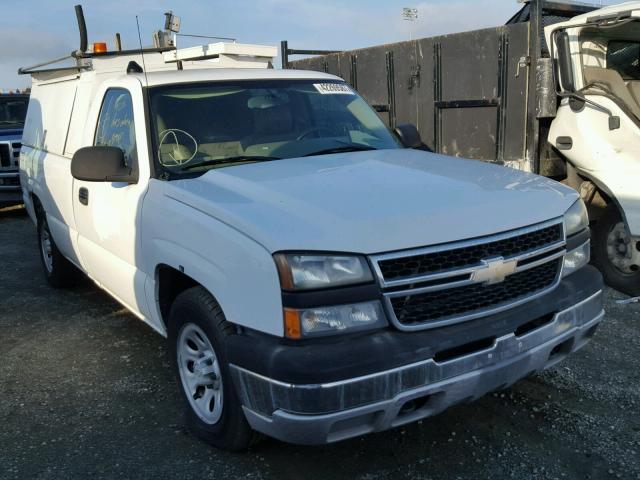 1GCEC14X97Z149135 - 2007 CHEVROLET SILVERADO WHITE photo 1