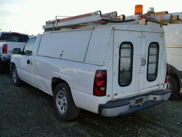 1GCEC14X57Z149150 - 2007 CHEVROLET SILVERADO WHITE photo 3