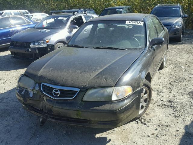 1YVGF22C7Y5157002 - 2000 MAZDA 626 ES BLACK photo 2