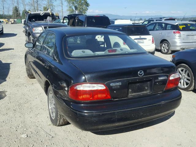 1YVGF22C7Y5157002 - 2000 MAZDA 626 ES BLACK photo 3