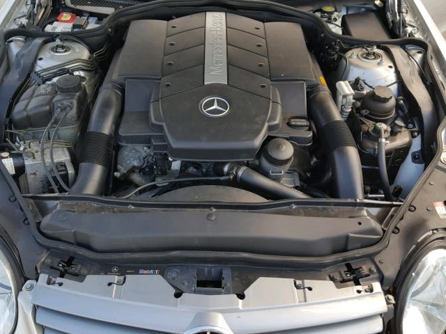 WDBSK75F04F065375 - 2004 MERCEDES-BENZ SL 500 SILVER photo 7