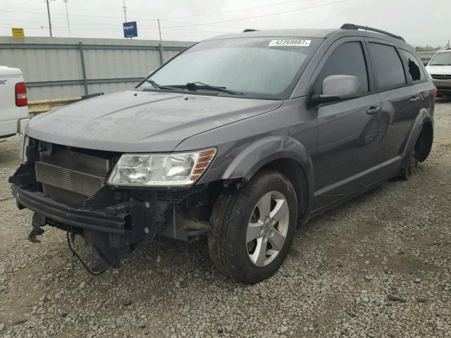 3C4PDDBG8CT336927 - 2012 DODGE JOURNEY SX GRAY photo 2