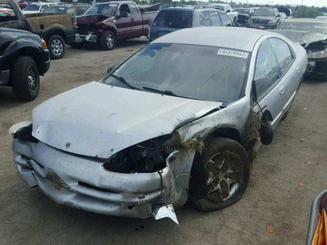 2B3HD46R94H711266 - 2004 DODGE INTREPID GRAY photo 2