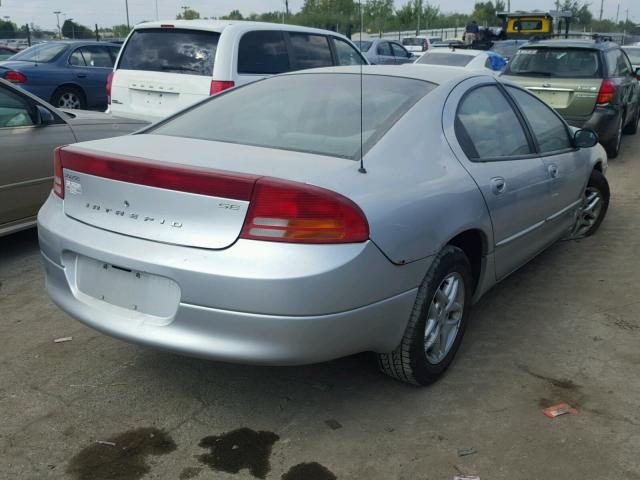 2B3HD46R94H711266 - 2004 DODGE INTREPID GRAY photo 4