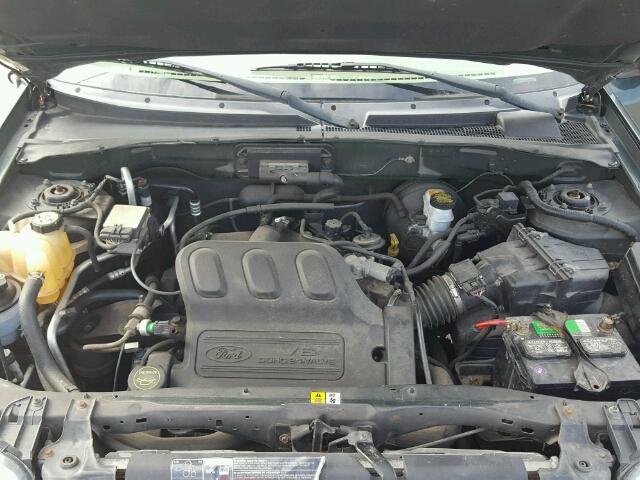 1FMYU93134DA11813 - 2004 FORD ESCAPE GREEN photo 7