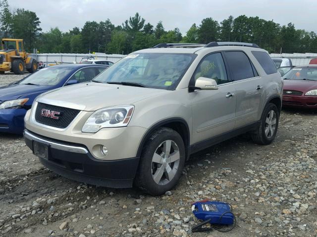 1GKKVSED9CJ233122 - 2012 GMC ACADIA SLT 金色 照片 2