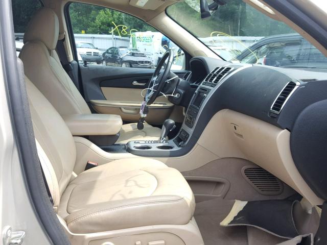 1GKKVSED9CJ233122 - 2012 GMC ACADIA SLT 金色 照片 5