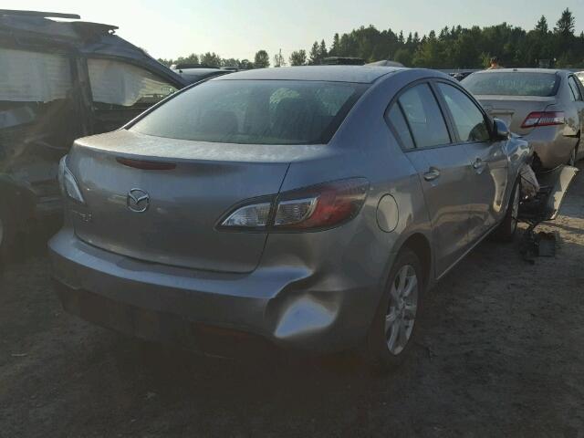 JM1BL1SF5A1105720 - 2010 MAZDA 3 I GRAY photo 4