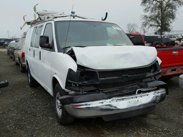 1GCWGFCA1E1160841 - 2014 CHEVROLET EXPRESS G2 WHITE photo 1