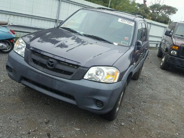 4F2YZ92Z16KM28262 - 2006 MAZDA TRIBUTE I BLUE photo 2