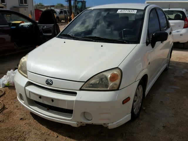 JS2RA61S945210490 - 2004 SUZUKI AERIO S WHITE photo 2